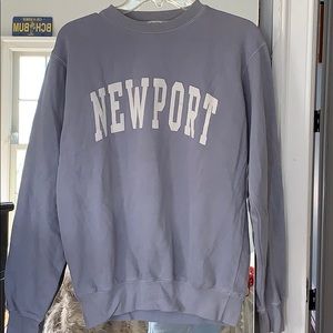 Crew neck sweatshirt